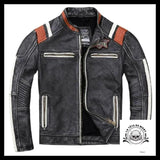 Blouson Biker Homme (Cuir)