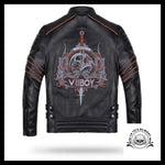 Blouson Cuir Skull
