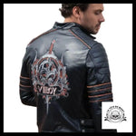 Blouson Cuir Skull
