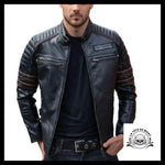 Blouson Cuir Skull