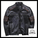 Blouson Cuir Skull