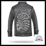 Blouson Motard en Cuir