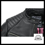 Blouson Motard en Cuir