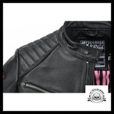 Blouson Motard en Cuir