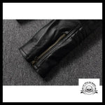 Blouson Motard Tête de Mort (Cuir)