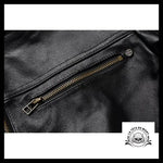Blouson Motard Tête de Mort (Cuir)