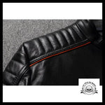 Blouson Motard Tête de Mort (Cuir)
