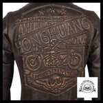 Blouson Moto Tête de Mort (Cuir)