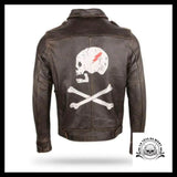 Blouson Tête de Mort (Cuir)