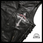 Blouson Tête de Mort Homme (Cuir)