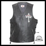 Blouson Tête de Mort Homme (Cuir)