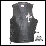 Blouson Tête de Mort Homme (Cuir)