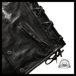 Blouson Tête de Mort Homme (Cuir)