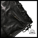 Blouson Tête de Mort Homme (Cuir)