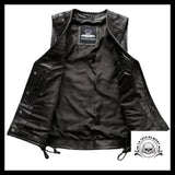 Blouson Tête de Mort Homme (Cuir)