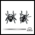 Boucles d’Oreilles Araignée Noire