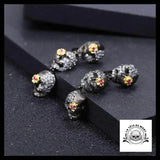 Boucles d’Oreilles Crâne Art