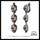 Boucles d’Oreilles Crâne Art