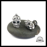 Boucles d’Oreilles Crâne Démon