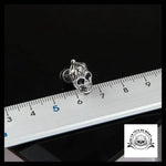 Boucles d’Oreilles Crâne Démon