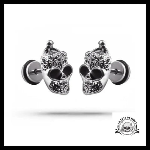 Boucles d’Oreilles Crâne Démon