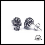 Boucles d’Oreilles Crâne Démoniaque