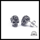 Boucles d’Oreilles Crâne Démoniaque