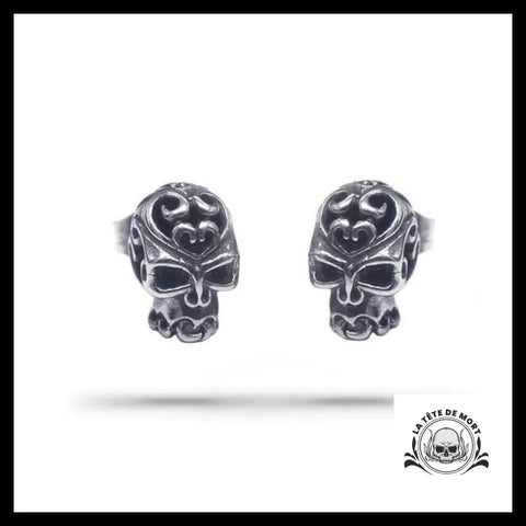 Boucles d’Oreilles Crâne Démoniaque