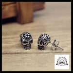 Boucles d’Oreilles Crâne Démoniaque