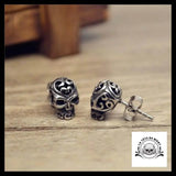Boucles d’Oreilles Crâne Démoniaque