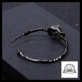 Boucles d’Oreilles Crâne Diamant