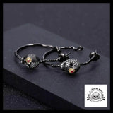 Boucles d’Oreilles Crâne Diamant