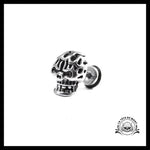 Boucles d’Oreilles Crâne Enflammé