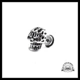 Boucles d’Oreilles Crâne Enflammé