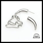 Boucles d’Oreilles Crâne Féminin
