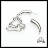 Boucles d’Oreilles Crâne Féminin