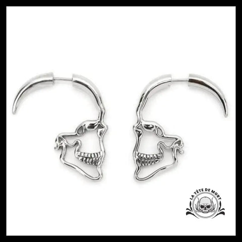 Boucles d’Oreilles Crâne Féminin