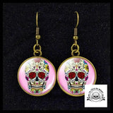 Boucles d’Oreilles Crâne Mexicain