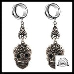 Boucles d’Oreilles Crâne Mexicain Réaliste