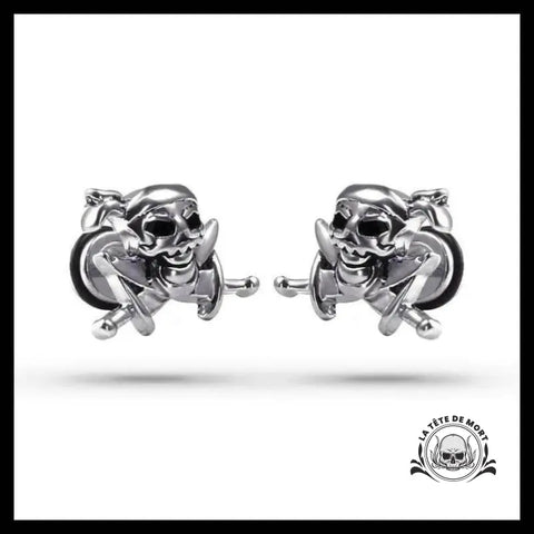 Boucles d’Oreilles Crâne Pirate