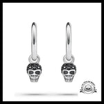 Boucles d’Oreilles Crâne Rock
