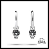 Boucles d’Oreilles Crâne Rock