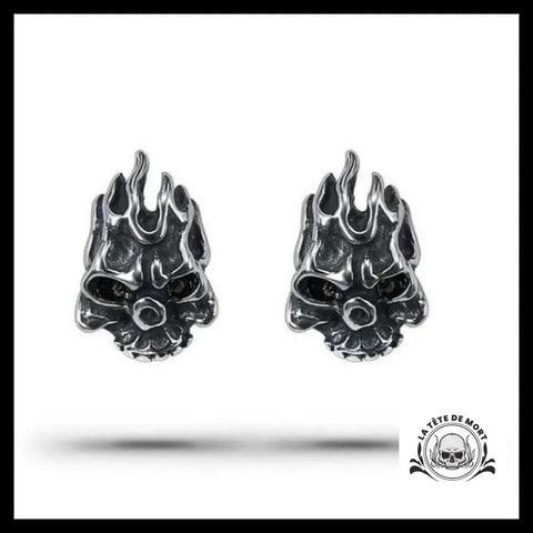 Boucles d’Oreilles Flamme