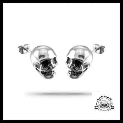 Boucles d’Oreilles Homme Motard