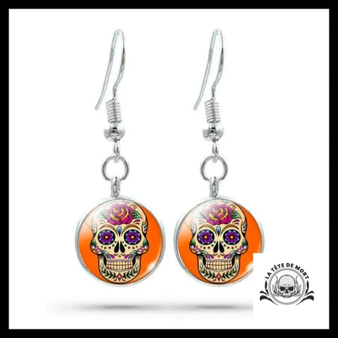 Boucles d’Oreilles Santa Muerte