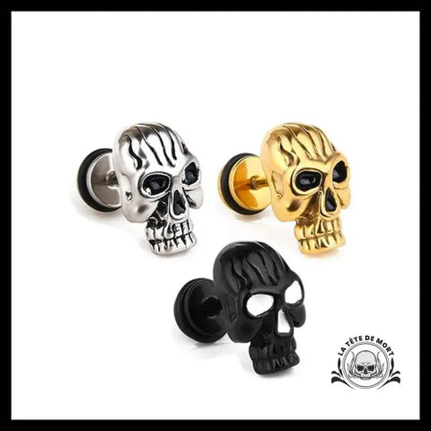 Boucles d’Oreilles Skull