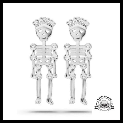 Boucles d’Oreilles Squelette