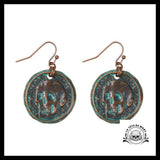 Boucles D’oreilles Tête de Mort Achéo Bronze