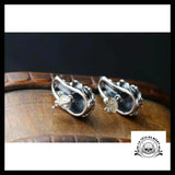 Boucles d’Oreilles Tête de Mort Argent