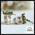 Boucles D’oreilles Tête de Mort Couronnées